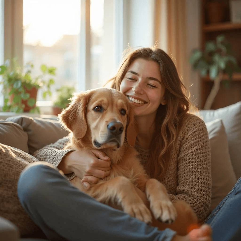 dog woman hero image